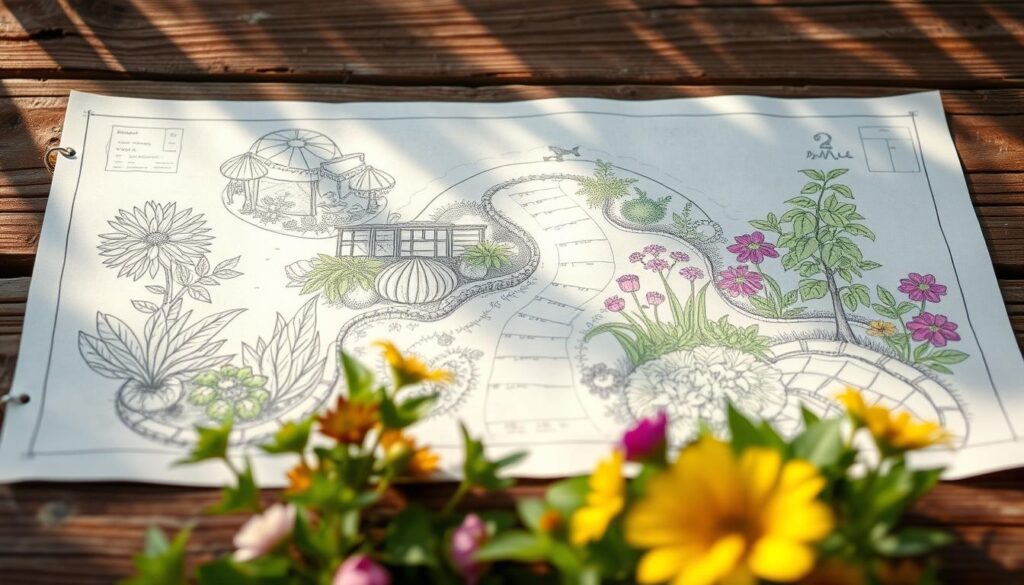 mapping garden space