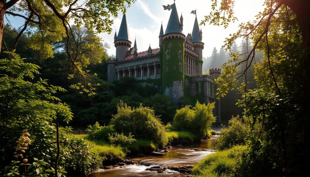 medieval fantasy and nature aesthetic