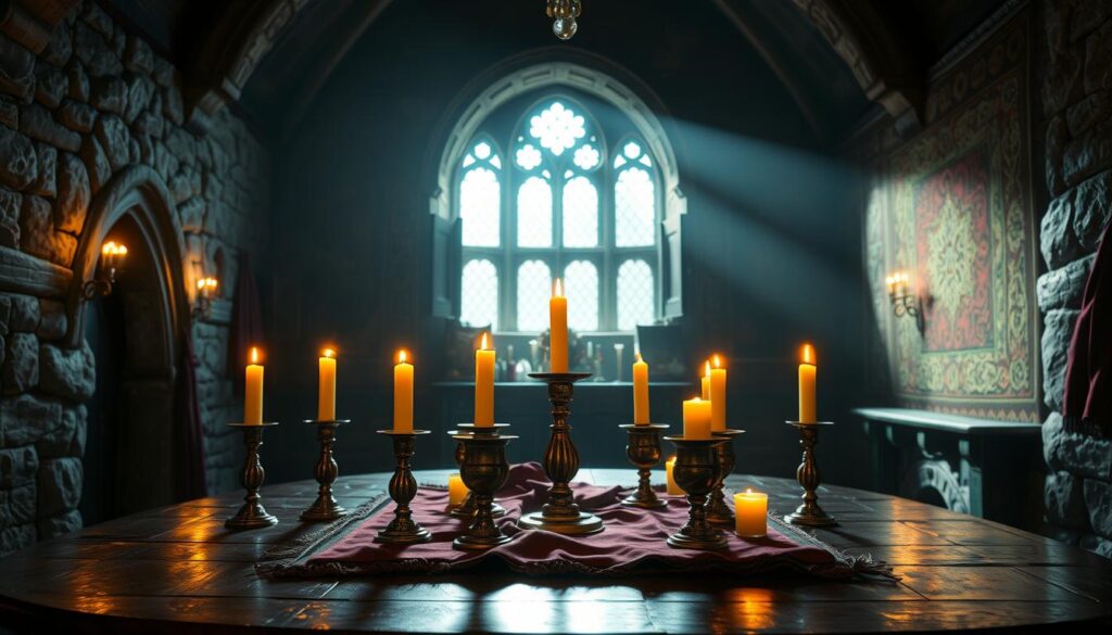 medieval-inspired color palette