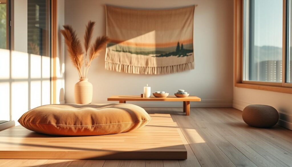 meditation space decor
