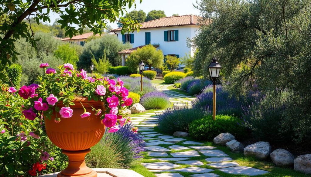 mediterranean garden design