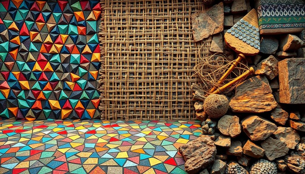 mixing patterns and textures