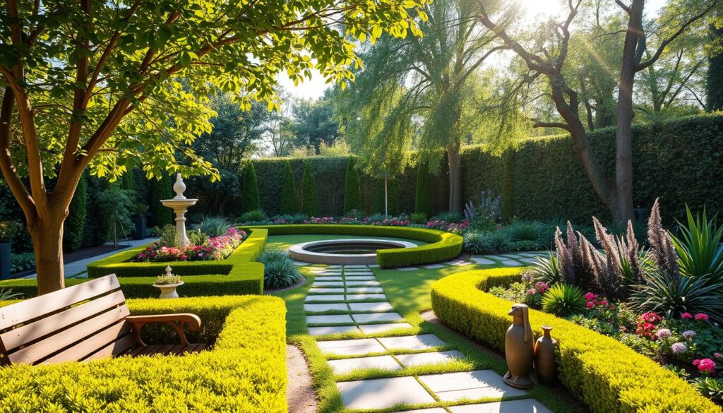 modern yard gardens