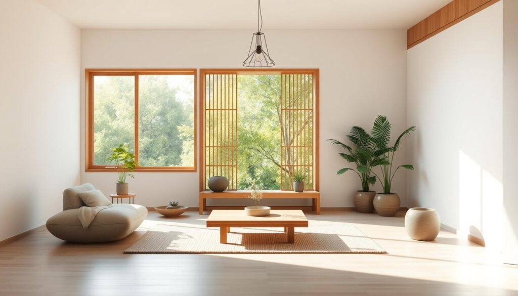 natural light zen interior