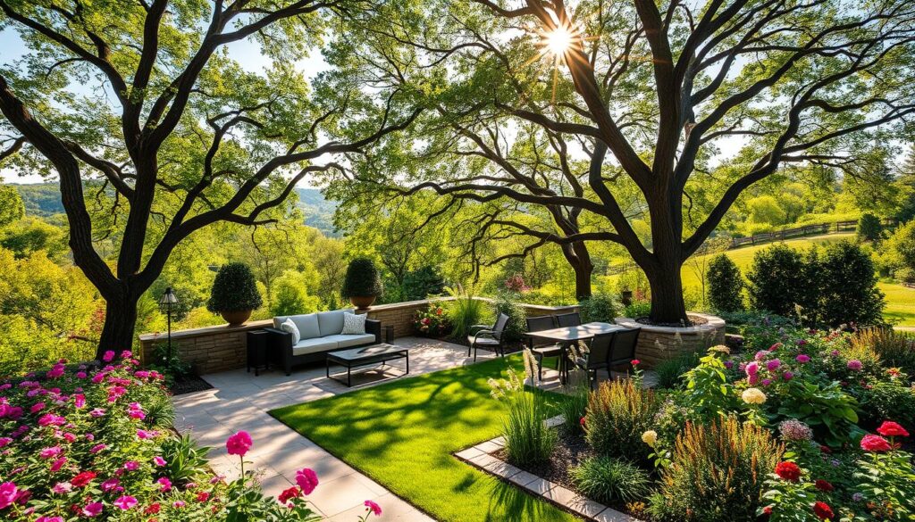 outdoor living space