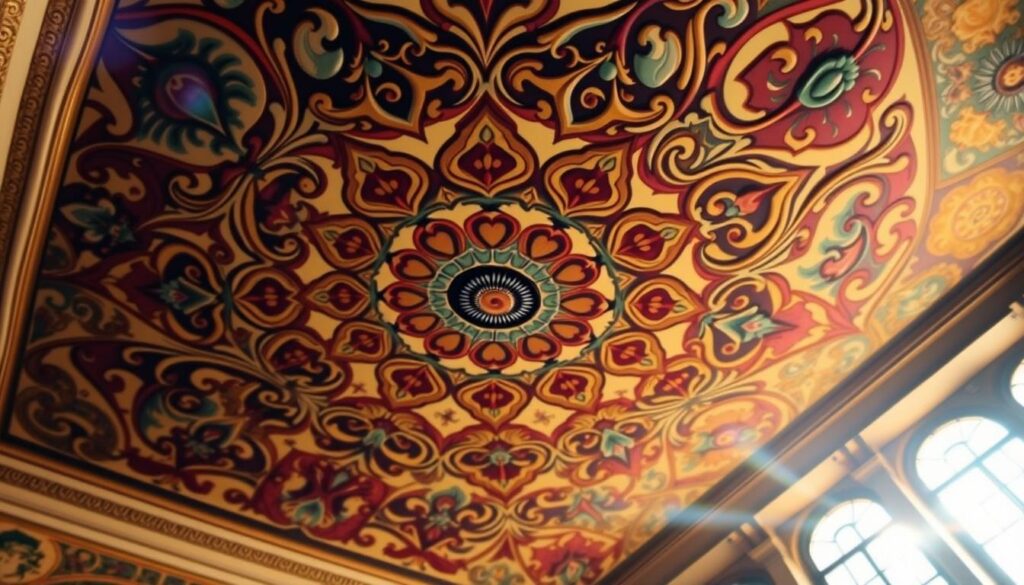 painted ceiling design