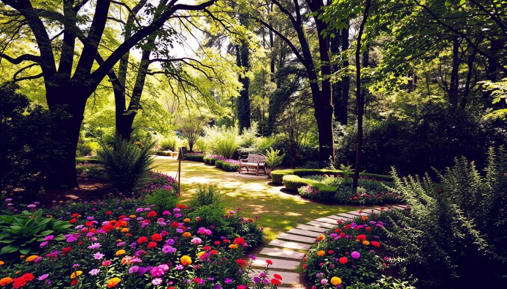 partial-shade garden