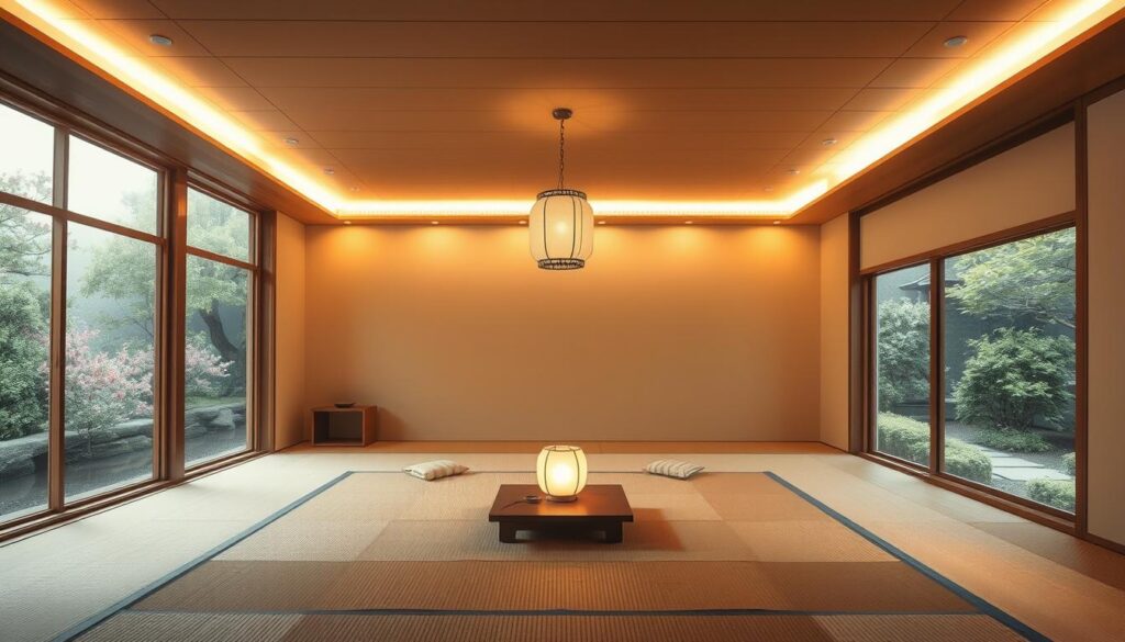 peaceful lighting techniques
