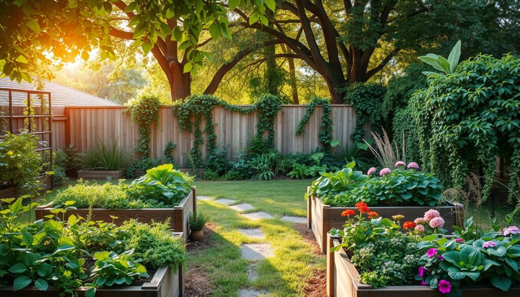 planning backyard garden