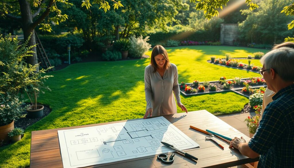 planning garden space