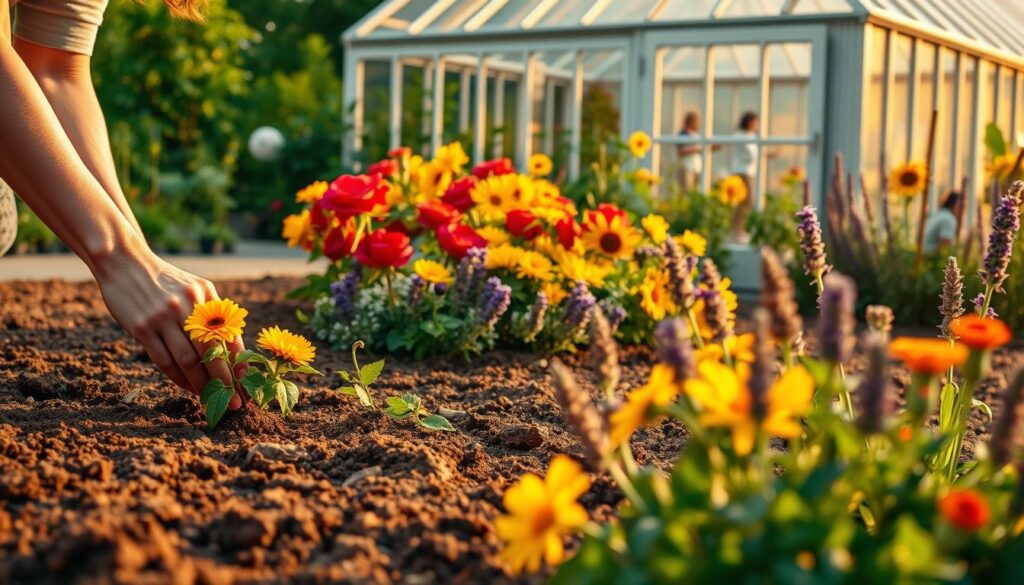 planting and caring for flowers