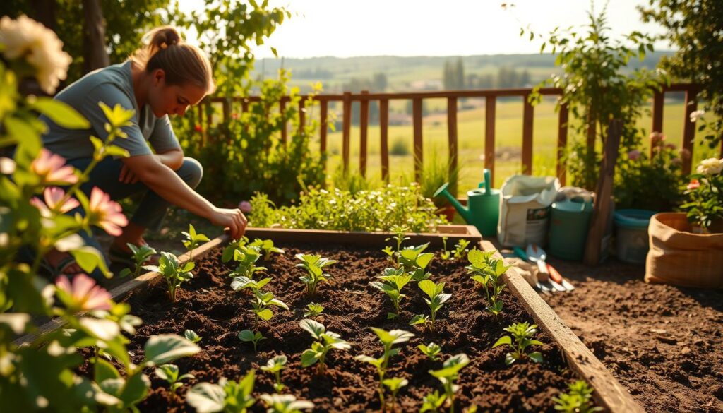 planting and caring for plants