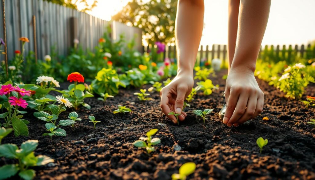 planting garden