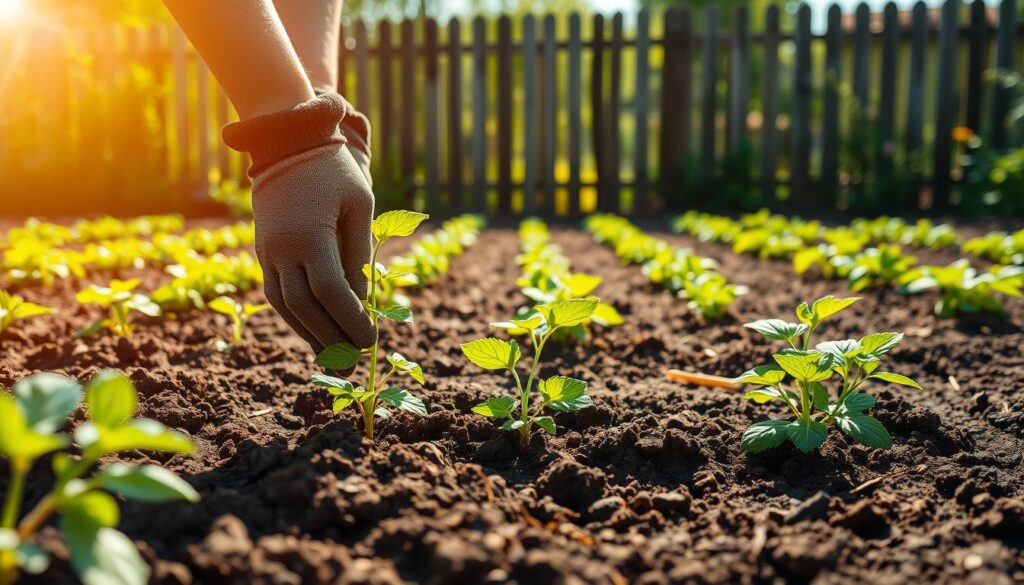 planting garden