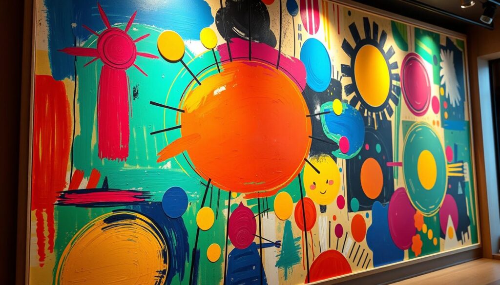playful wall art