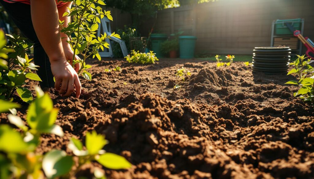 preparing garden beds