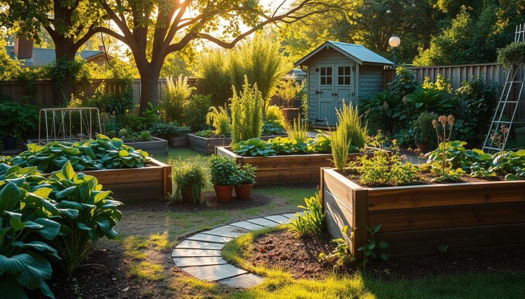 raised bed vegetable garden