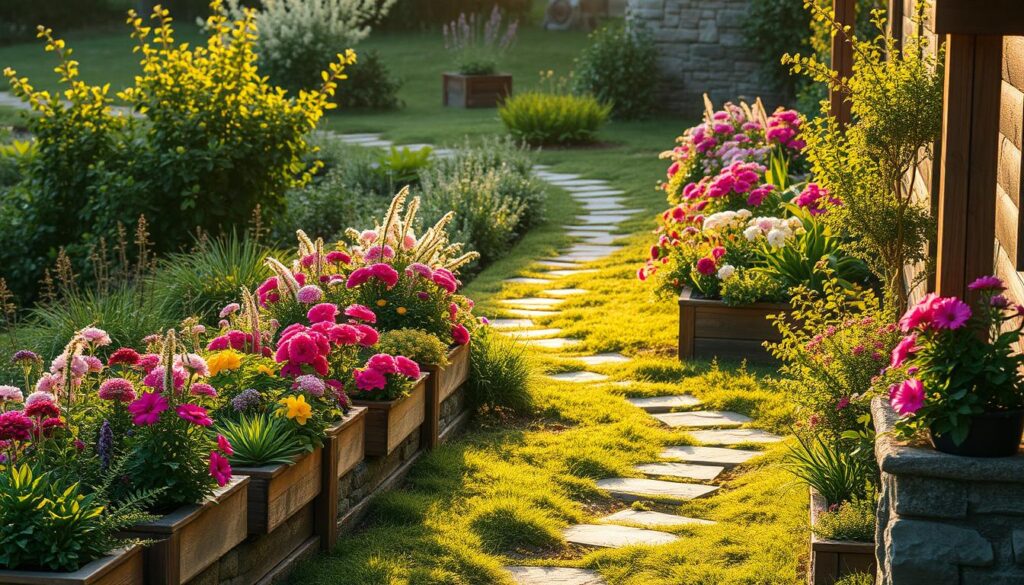 raised flower beds