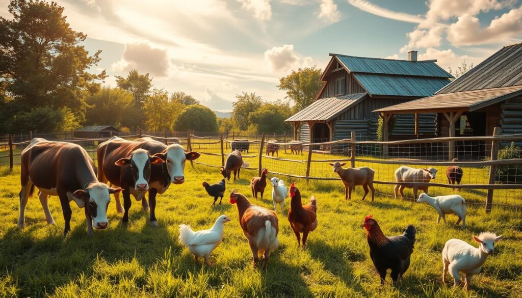 raising animals for self-sufficiency