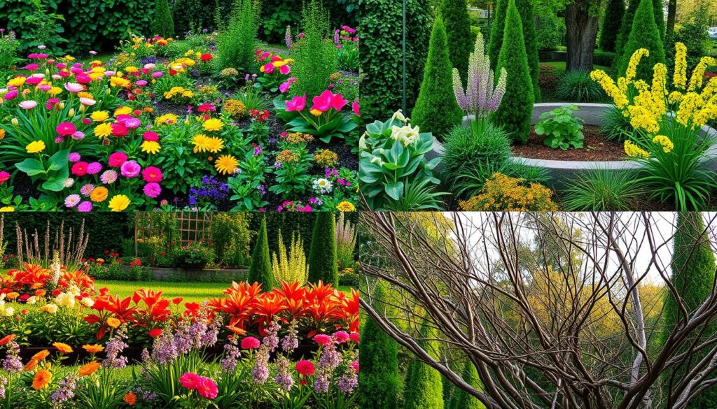 seasonal garden layouts