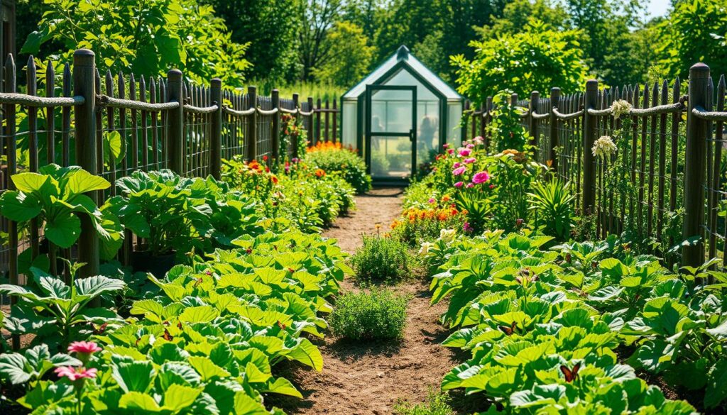 self-sufficient garden