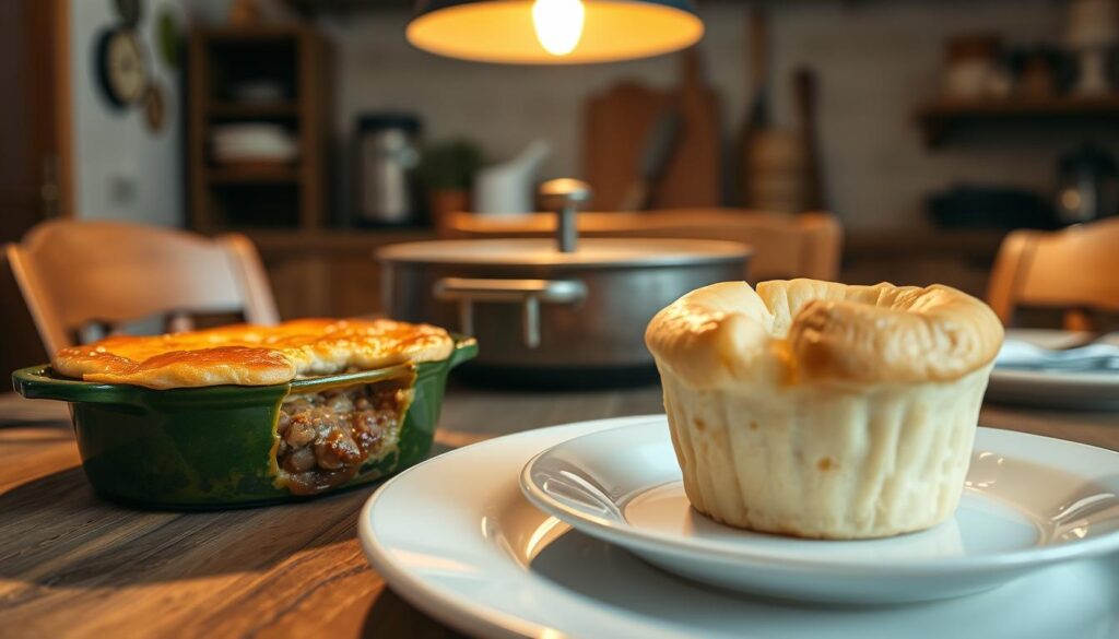 shepherd pie and Yorkshire pudding