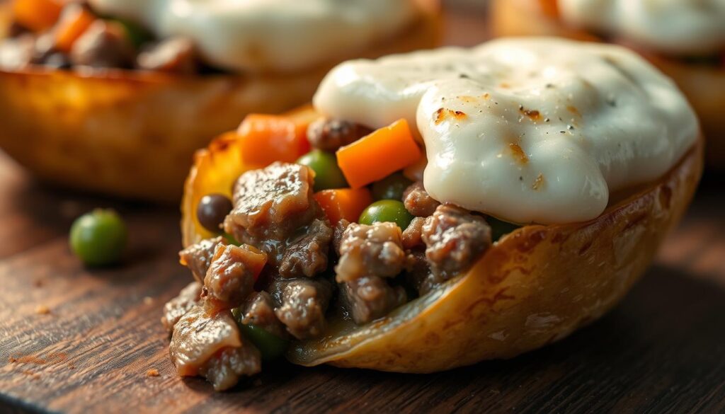 shepherds pie potato skins recipe