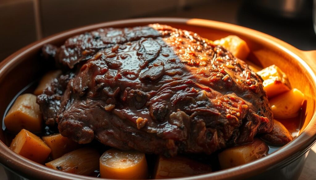 slow-cooked pot roast