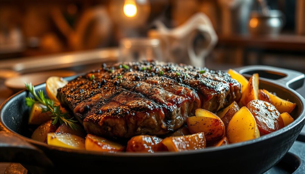 steak and potato skillet recipe