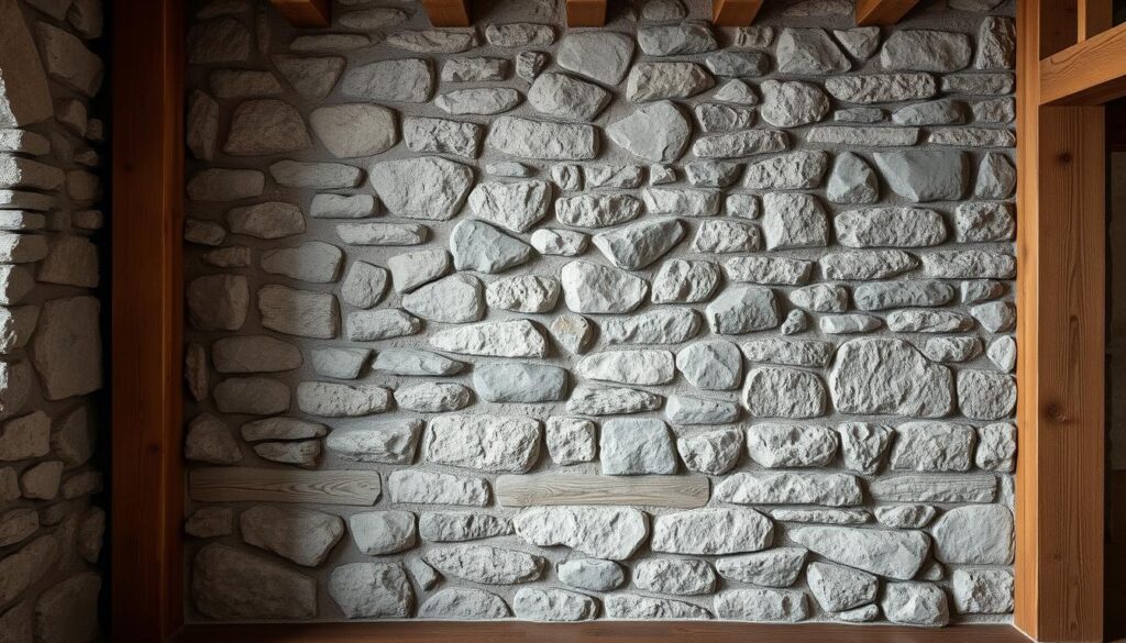 stone and wood textures