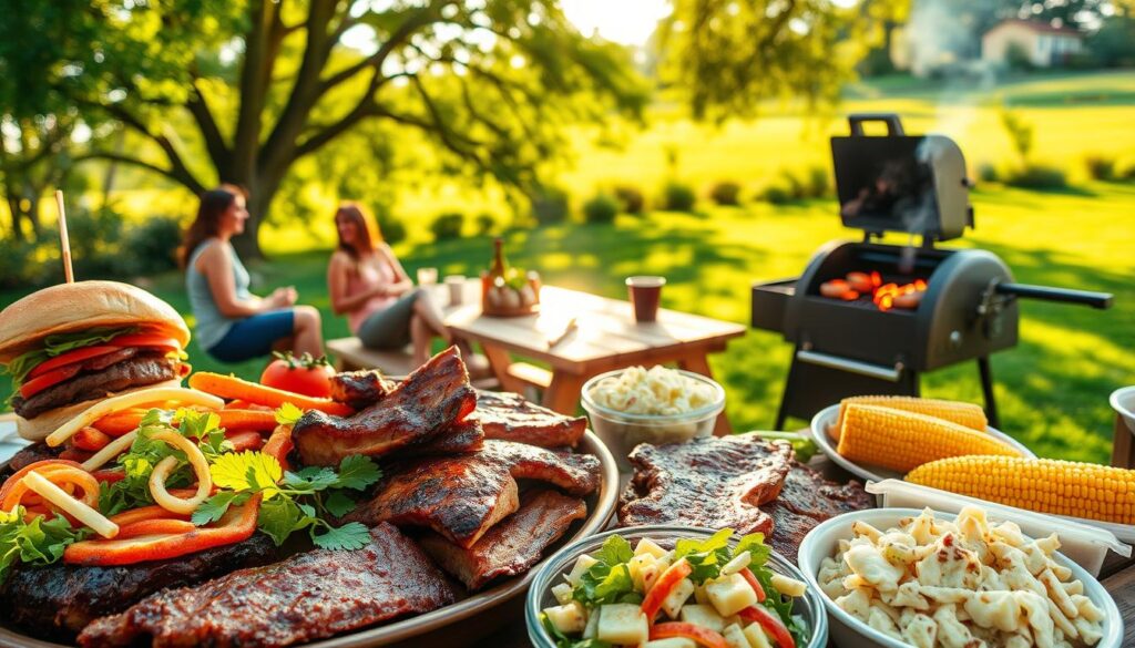 summer BBQ comfort foods