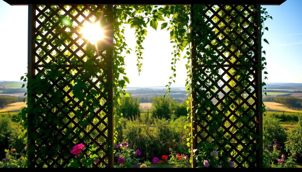 trellis for vertical growth