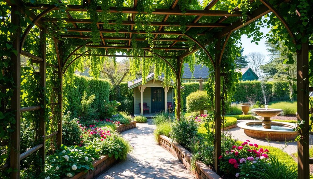 trellis garden space