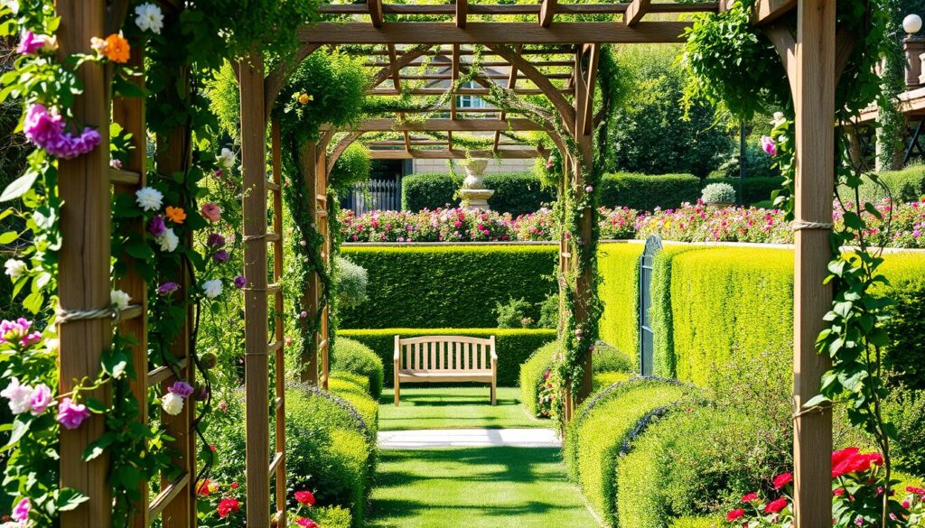 trellises in garden design