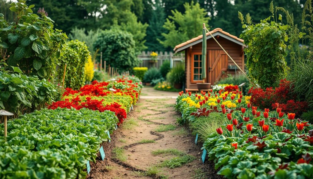 vegetable garden layout template