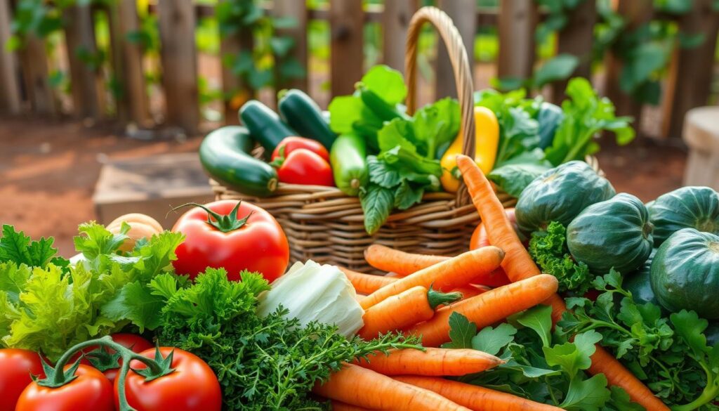 vegetable selection