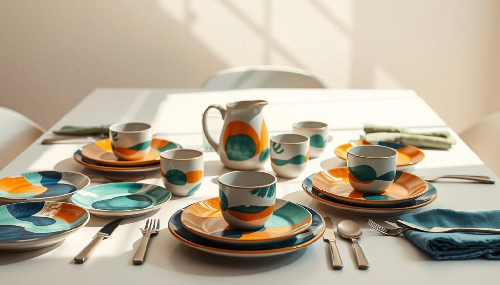 vibrant tableware sets