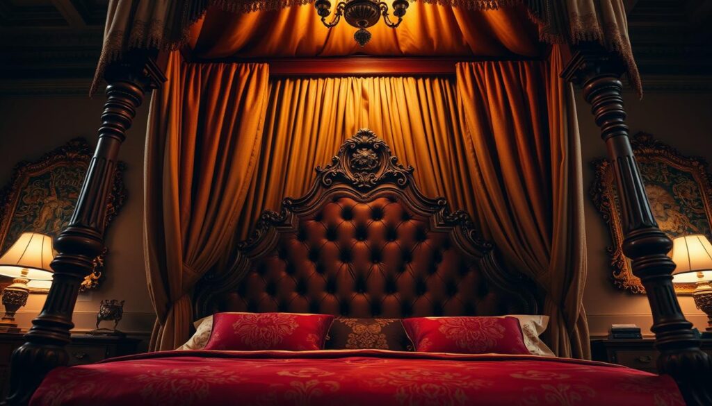 vintage canopy bed designs