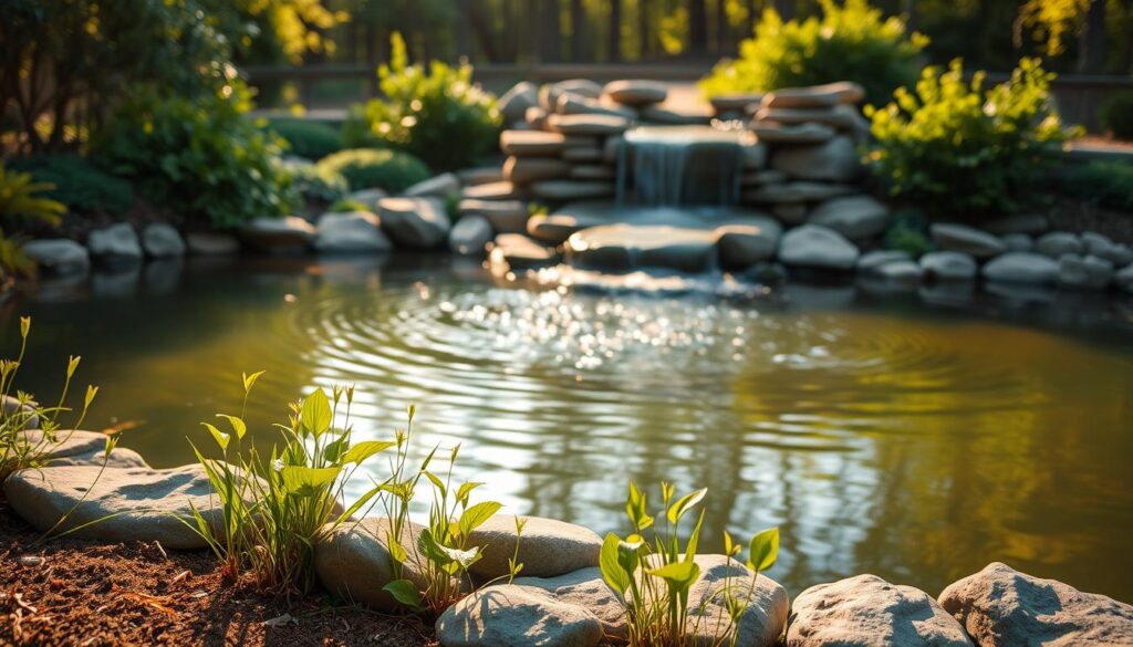 water feature for a tranquil touch