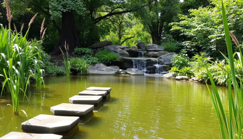 water garden feature