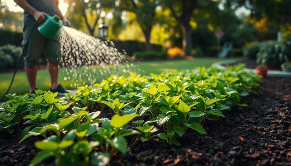 watering and soil management