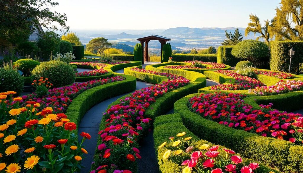 well-planned garden