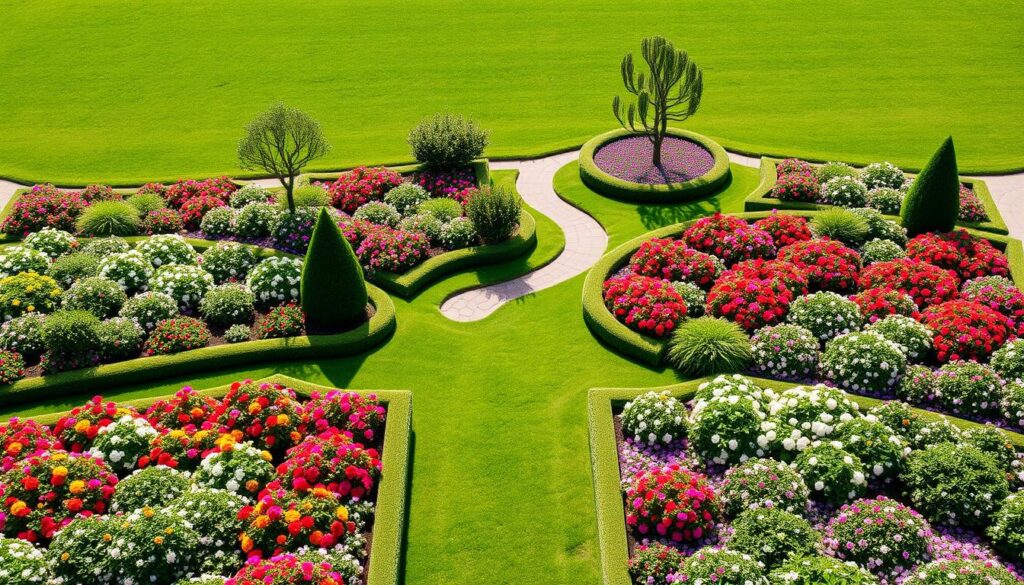 well-planned garden layout