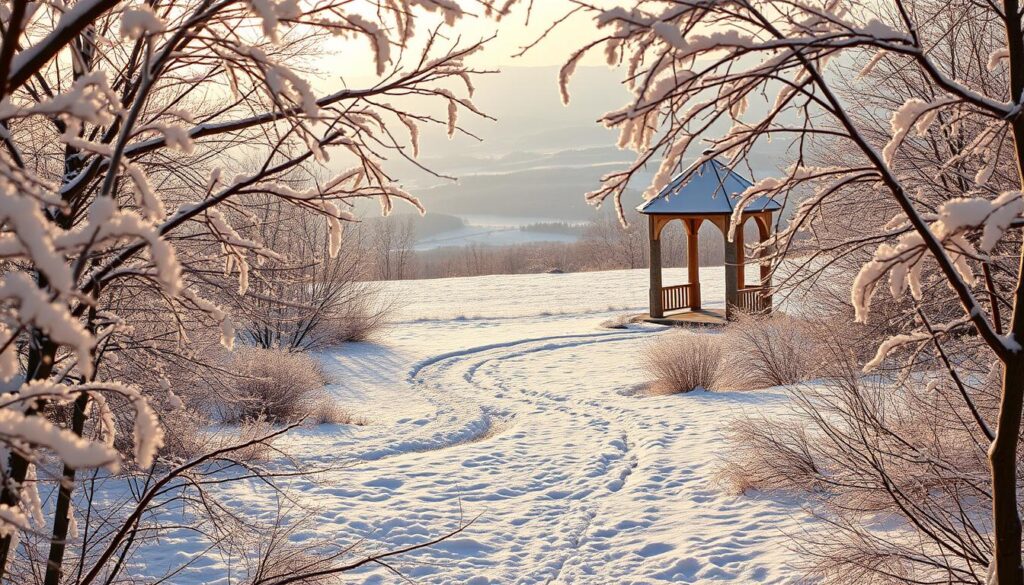 winter garden beauty