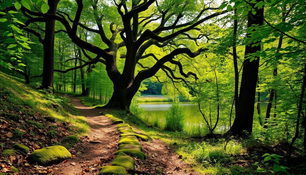woodland path design