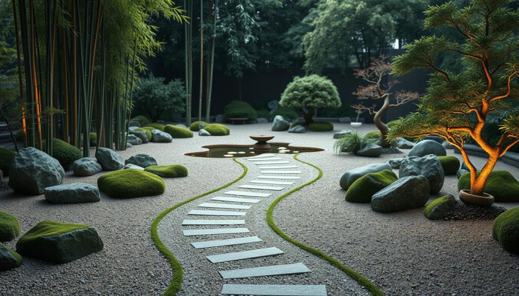 zen garden design layout