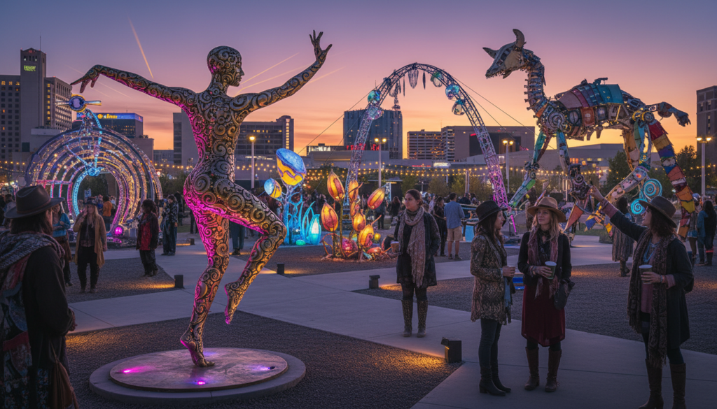Burning Man art in Reno
