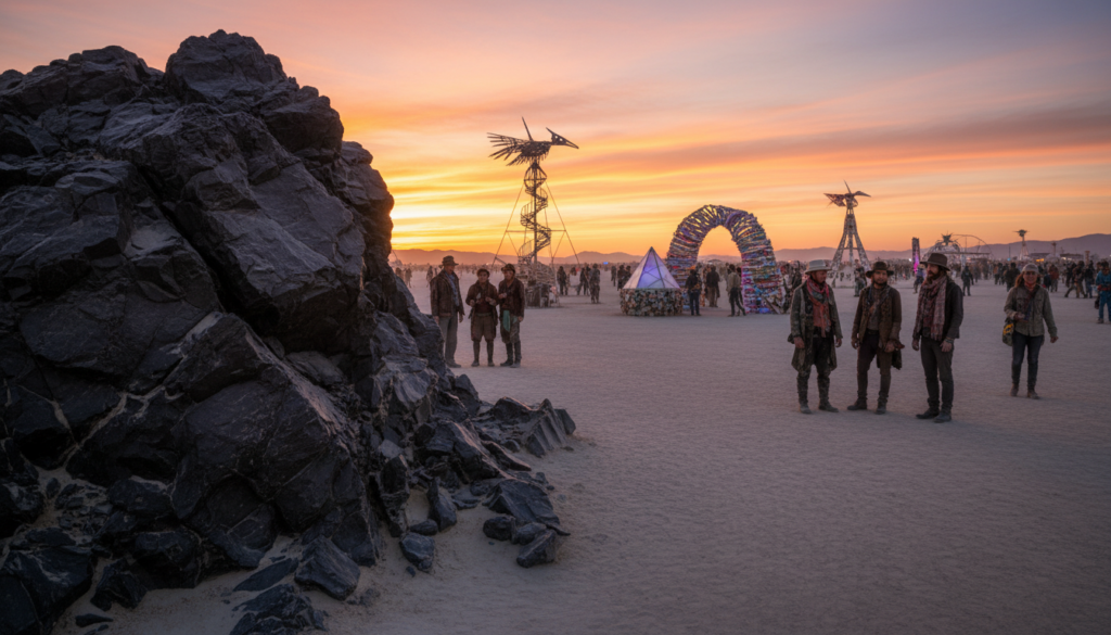 black rock