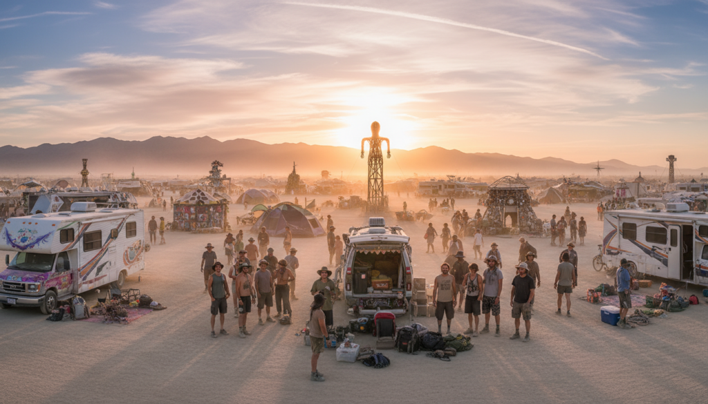 black rock city arrival