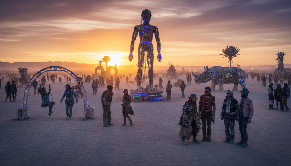 burning man burning man